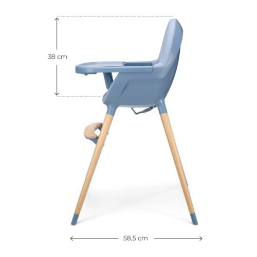 Стілець для годування Kinderkraft 2 в 1 Fini 2 Nordic Breeze (5902533929733)