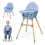 Стілець для годування Kinderkraft 2 в 1 Fini 2 Nordic Breeze (5902533929733)