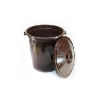 Контейнер для сміття Горизонт 41 x 38 см Коричневий 30 л (гор-02041/коричневий)