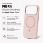 Чохол до мобільного телефона BeCover FIBRA Silicone OmniMag Apple iPhone 17 Pro Light Pink (716219)