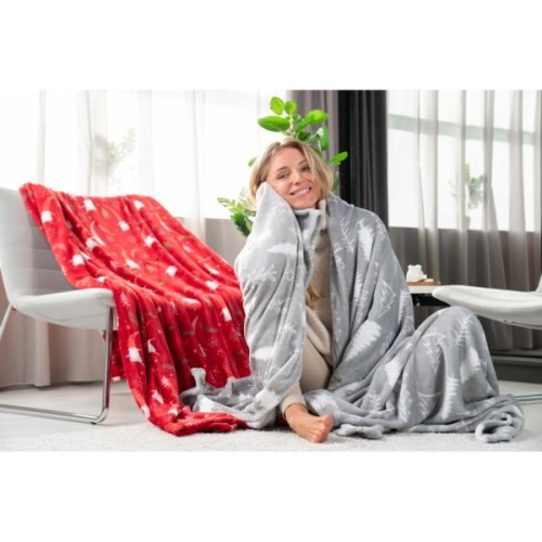 Плед Ardesto Flannel ялинки 160х200 см (ART0110PB)