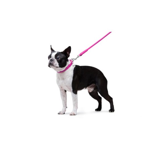 Повідець для собак WAUDOG Glamour круглий XS d 8 мм Д 122 см рожевий (33777)