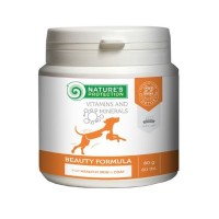 Пробіотична добавка для тварин Nature's Protection Beauty Formula для собак 80 таблеток (CAN63298)