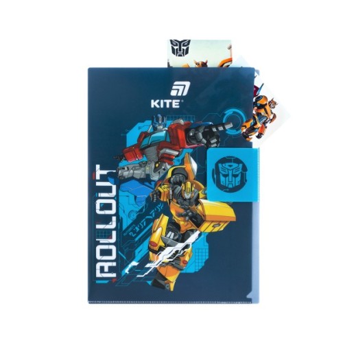 Папка - куточок Kite із клапаном A4 Transformers (TF25-248)