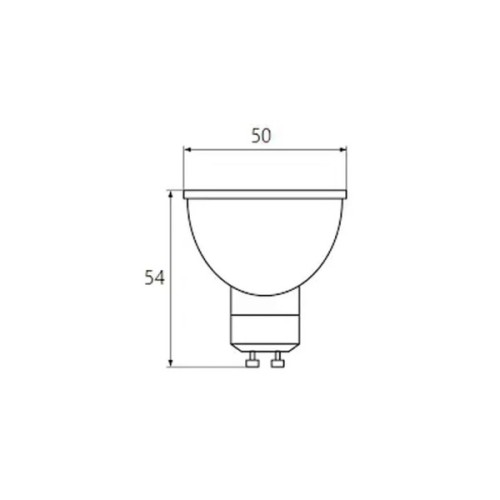 Лампочка Osram LED VALUE, PAR16, 6W, 3000K GU10 (4058075689626)