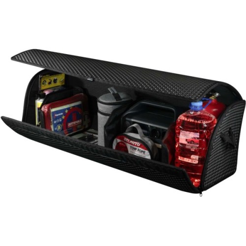 Сумка-органайзер EVAtech XL-PRO 32x100x30 см. Ромб чорний з чорним кантом (BS13643OX3RBB)