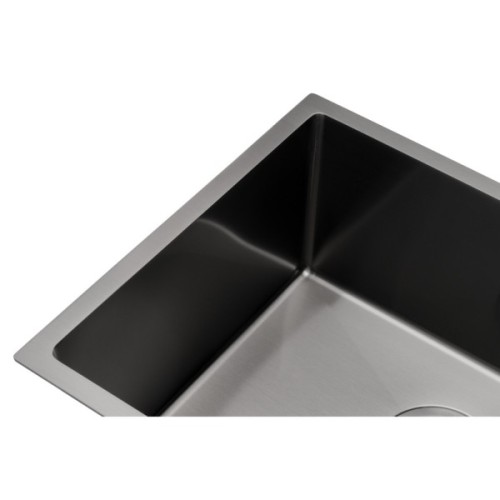 Мийка кухонна GRANADO Under top MAX STEEL S201 black (GS07201B)