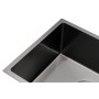 Мийка кухонна GRANADO Under top MAX STEEL S201 black (GS07201B)