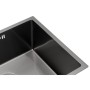 Мийка кухонна GRANADO Under top MAX STEEL S201 black (GS07201B)