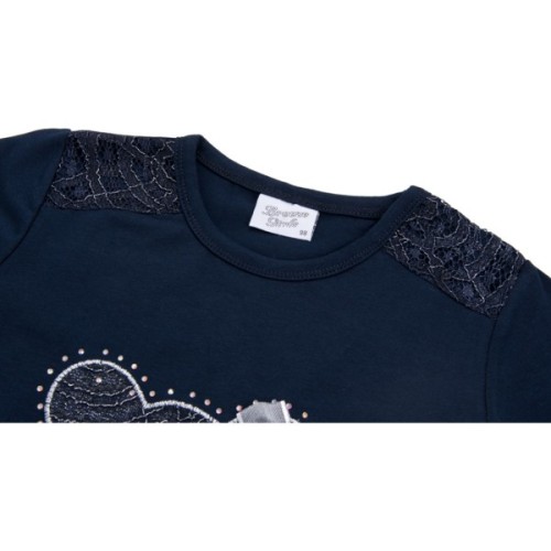 Кофта дитяча Breeze з мереживним ведмедиком (8548-98G-blue)