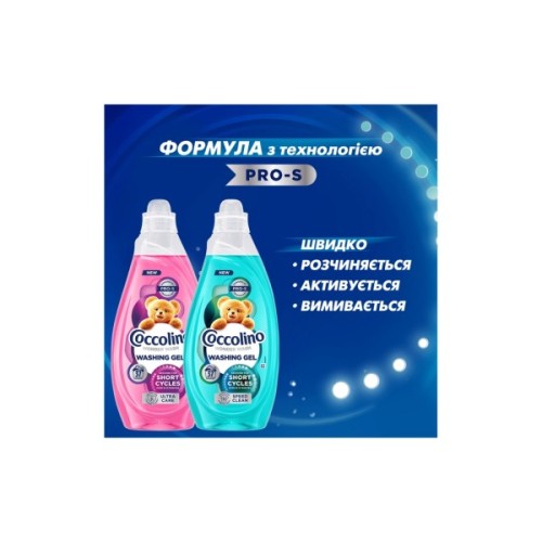 Гель для прання Coccolino Швидке очищення для коротких циклів прання 1.48 л (8720181676406)