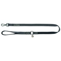 Повідець для собак Trixie CityStyle бавовна M–L 1 м 20 мм чорний (4053032681613)