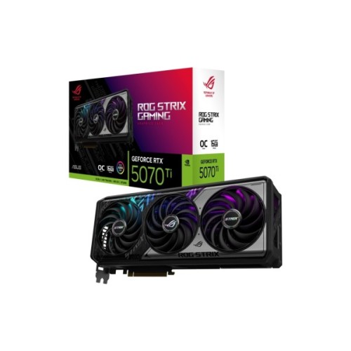 Відеокарта ASUS GeForce RTX5070 Ti 16GB ROG STRIX OC GAMING (ROG-STRIX-RTX5070TI-O16G-GAMING)