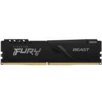 Модуль пам'яті для комп'ютера DDR4 16GB 3200 MHz Beast Black Kingston Fury (ex.HyperX) (KF432C16BB1/16WP)