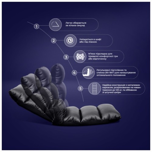 Крісло ігрове Trust GXT 718 Rayzee Black (25071)