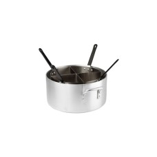 Каструля Winco APS-20 з 4-х сегментною вставкою 19 л (10114) Каструля Winco APS-20 з 4-х сегментною вставкою 19 л (10114)