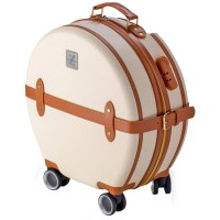 Валіза Semi Line 20" (S) Ecru/Brown (T5670-2) (DAS302666)