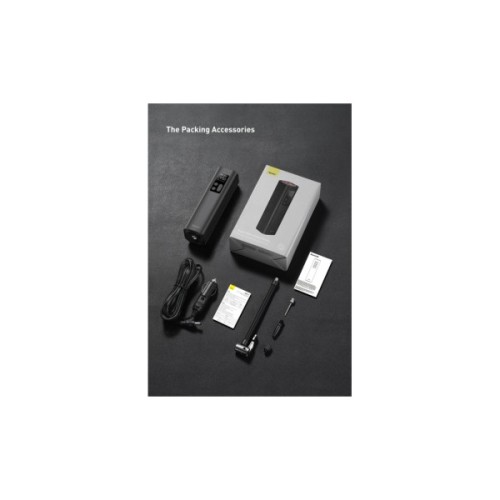 Автомобільний компресор Baseus Super Mini Inflator Pump Black (CRCQ000001)