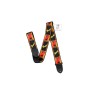 Ремінь для гітари Fender Strap 2" Monogrammed Black/Yellow/Red (20515)