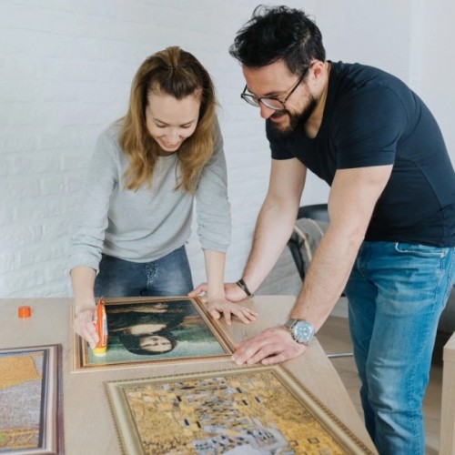 Пазл Trefl Art Поцілунок, Густав Клімт 500 елементів (5900511375428)