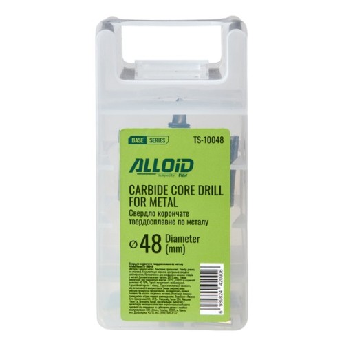 Свердло Alloid Base, корончате, твердосплавне, по металу, 48мм (TS-10048)