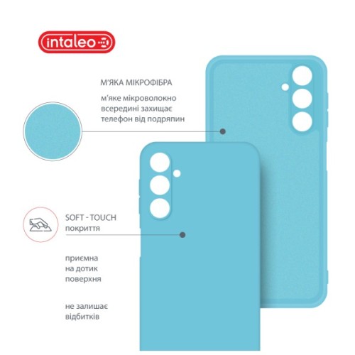 Чохол до мобільного телефона Intaleo Silicone Samsung Galaxy A24 Light Blue (1283126600050)