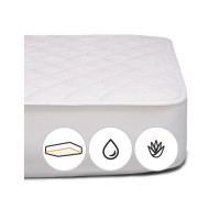 Наматрацник MirSon Стандарт тенсел (Modal) Aloe Vera 310 100x200 см (2200000375629)