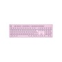 Клавіатура Canyon HKB-W01 Silent Wireless UA Pink (CNS-HKBW01P)