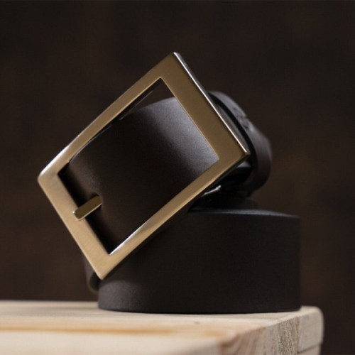 Ремінь Grande Pelle Шкіряний Коричневий (00242)