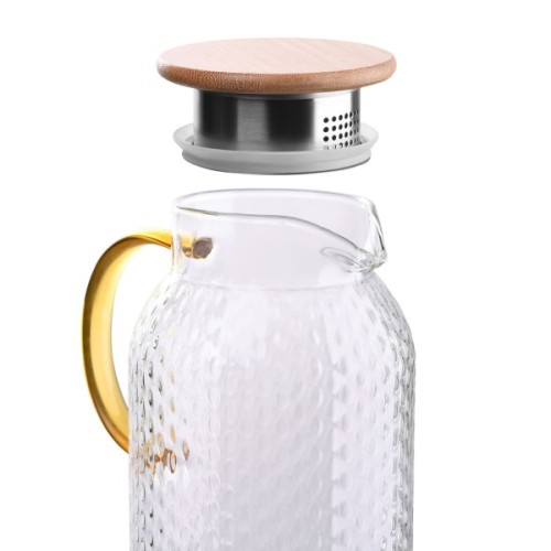 Глечик Ardesto Dew 1500 мл, боросилікатне скло, прозорий (AR2615BPG)