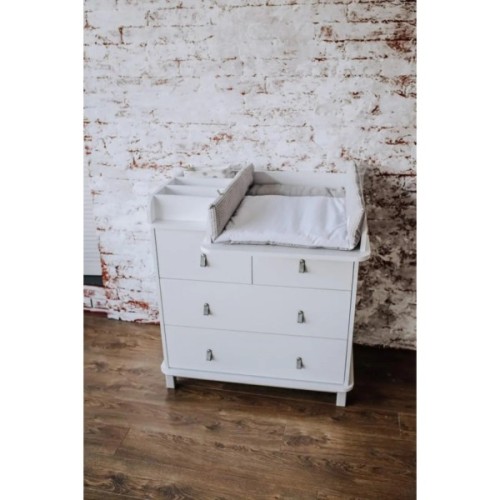 Комод-пеленатор Angelo Glori з органайзером (ручки сірі) 90х51х90 (30001)