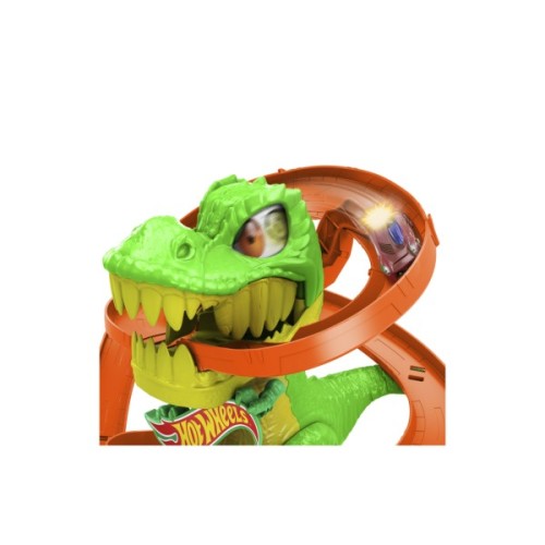 Автотрек Hot Wheels City Атака вогняного Ті-Рекса (JBM73)