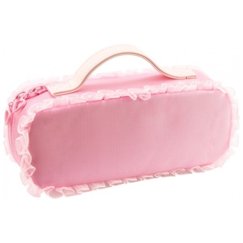 Пенал Cool For School сумка пухнастий з аплікацією Cool For School 1 відділення Рожевий (7471-pink)