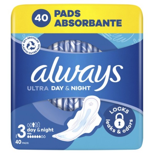 Гігієнічні прокладки Always Ultra Day&Night (Розмір 3) 40 шт. (8700216450287)