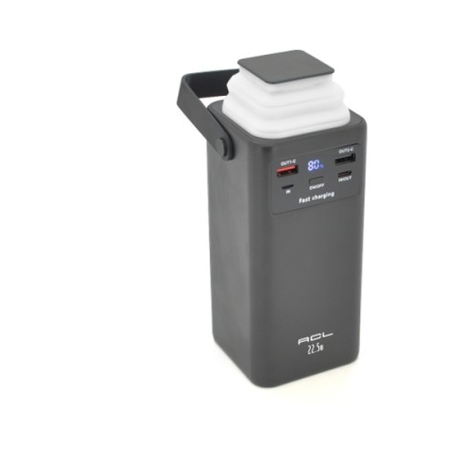 Батарея універсальна ACL 50000mAh, PD/22.5W, Black (ACLPW-113B)