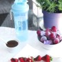 Шейкер спортивний SmartShake Slim 500ml Neon Blue (10253101)