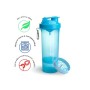 Шейкер спортивний SmartShake Slim 500ml Neon Blue (10253101)