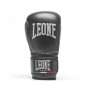 Боксерські рукавички Leone GN383 Thunder Black 12 унцій (капу в комплекті) (GN383_Black_12oz)