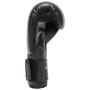 Боксерські рукавички Leone GN383 Thunder Black 12 унцій (капу в комплекті) (GN383_Black_12oz)