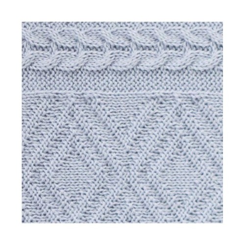 Наволочка Прованс декоративна в'язана Ажурна сiра 45х45 (012509)