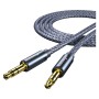 Кабель мультимедійний 3.5mm M to 3.5mm M 1.2m gray Essager (EYP35-DY0G)