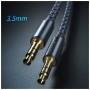 Кабель мультимедійний 3.5mm M to 3.5mm M 1.2m gray Essager (EYP35-DY0G)