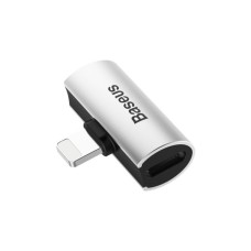 Перехідник L46 Lightning (1 Male / 2 Female) (CAL46-S1) Black-Silver Baseus (CAL46-S1)