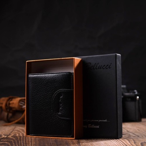 Гаманець Tony Bellucci З натуральної шкіри Чорний (21987)