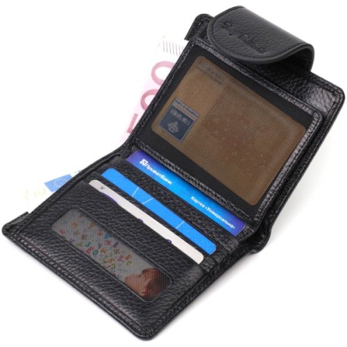 Гаманець Tony Bellucci З натуральної шкіри Чорний (21987)