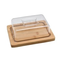 Маслянка кухонна Ardesto Midori, 20х15х7.5см, бамбук, пластик (AR0919)