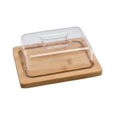 Маслянка кухонна Ardesto Midori, 20х15х7.5см, бамбук, пластик (AR0919)