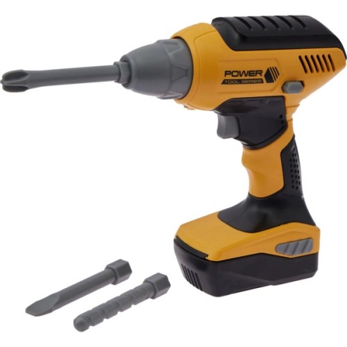 Ігровий набір Otamanko шуруповерт на батарейках жовтий (T002)