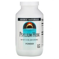Трави Source Naturals Порошок з лушпиння насіння подорожника, Psyllium Husk Powder (SNS-00779)