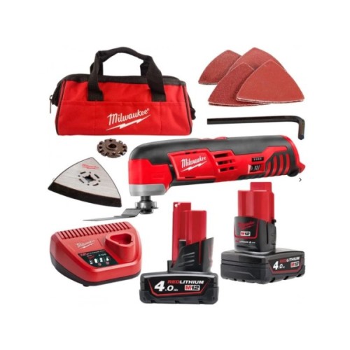Реноватор Milwaukee C12 MT-402B Li-Ion, 2x4Ah, сумка (4933441705)